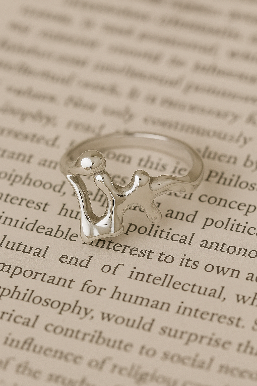 Chrome Drip Ring