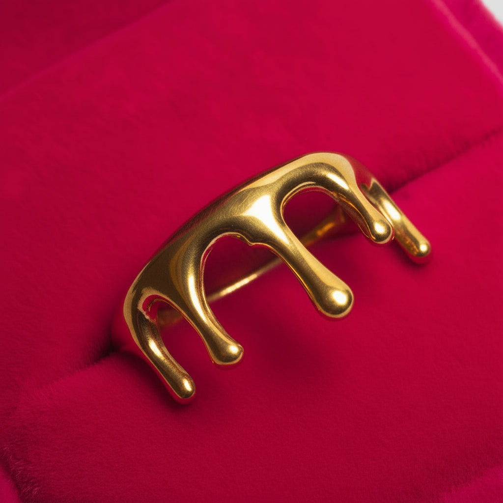 Gold Drip Ring