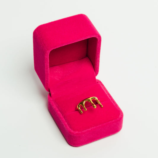 Gold Drip Ring