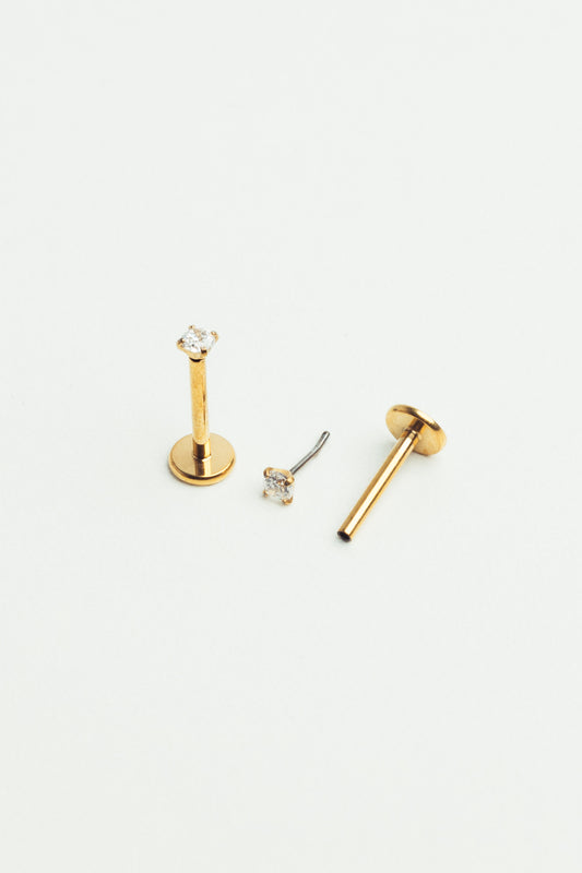 Gold Piercing Jewelry 18 Gauge