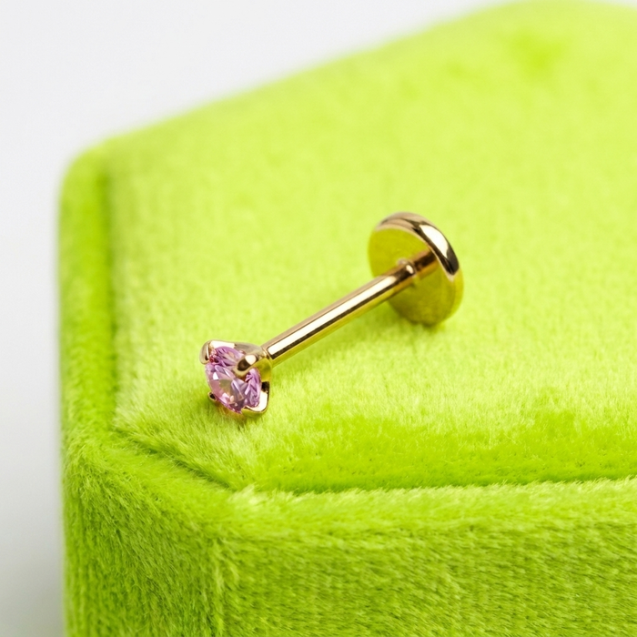Healed Piercing Titanium Flat Back Earrings | Designed To Wear 24/7