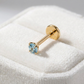Healed Piercing Titanium Studs Implant Grade
