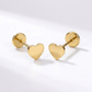 PREORDER Heart Flatback Stud | Implant-Grade Titanium