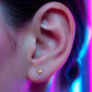 PREORDER Heart Flatback Stud | Implant-Grade Titanium